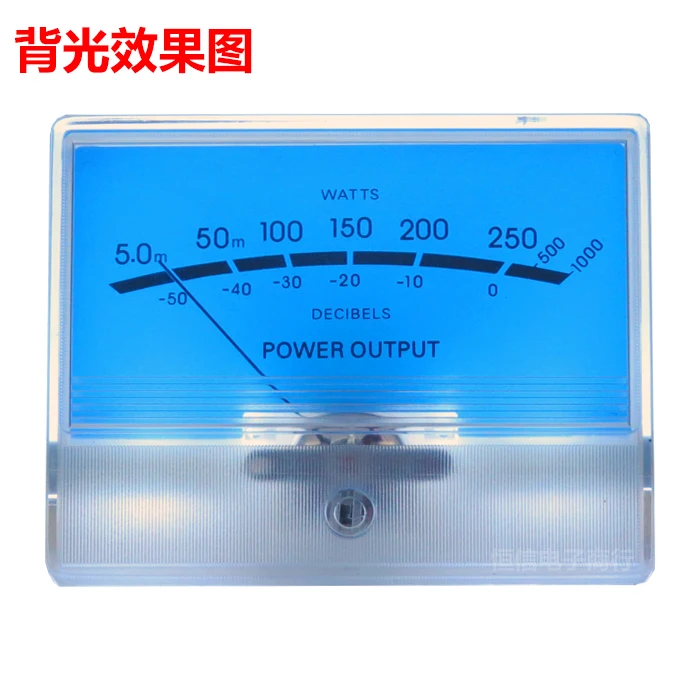 

Classic Maijingtu Lake Blue Vu Meter Gall Machine DB Meter Power Amplifier Level Meter Front Audio Power Meter with Backlight