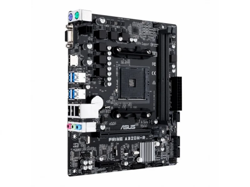MB ASUS PRIME A320M-R-SI (AM4. AMD A320 2xDDR-4 7.1CH 1000 Мбит/с USB3.0 D-Sub HDMI mATX) |