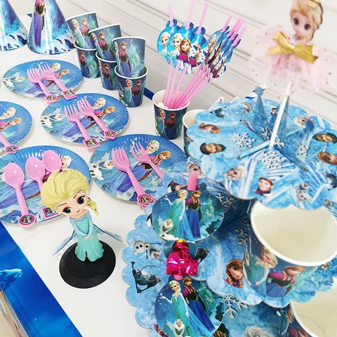 Детская одноразовая посуда Frozen  Disney
