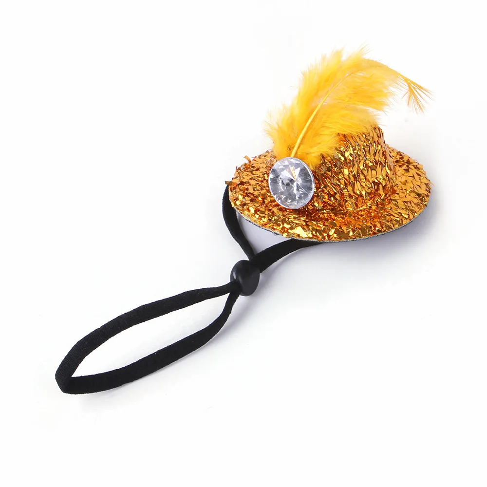 Домашний питомец кошка хомяк праздничная шляпа звезда Фотофон Золотой медведь