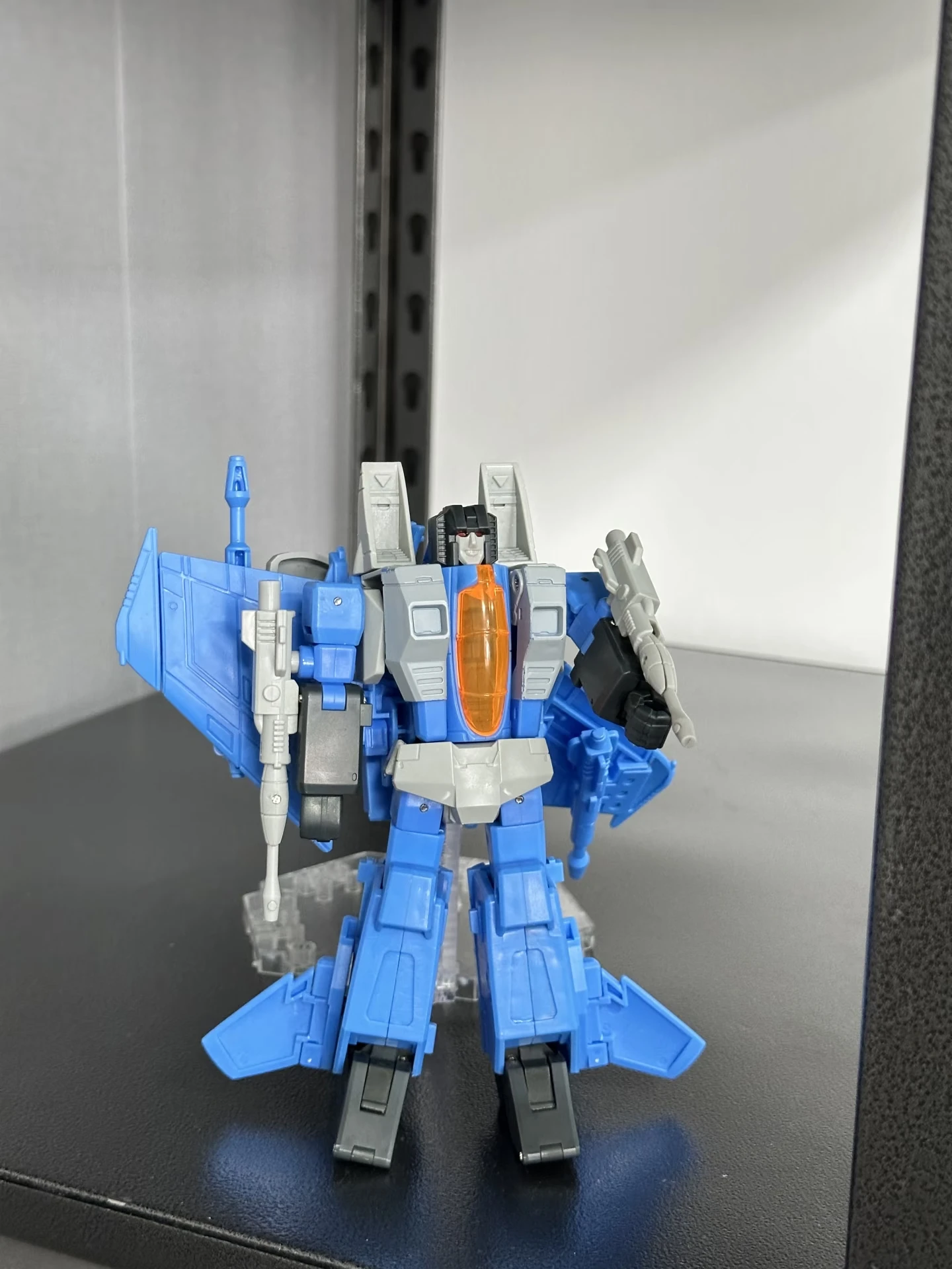 Фото Коллекционная фигурка робота Transformers SS86 Thundercracker G1 (аниме-переиздание), готовая к демонстрации, с подвижными суставами, подарок для коллекционеров №5