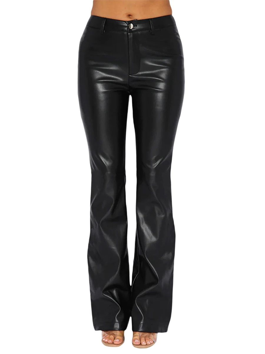 

Женские брюки-карго из ПУ кожи, с заниженной талией, однотонные мешковатые брюки-джоггеры с карманами, уличная одежда Y2k