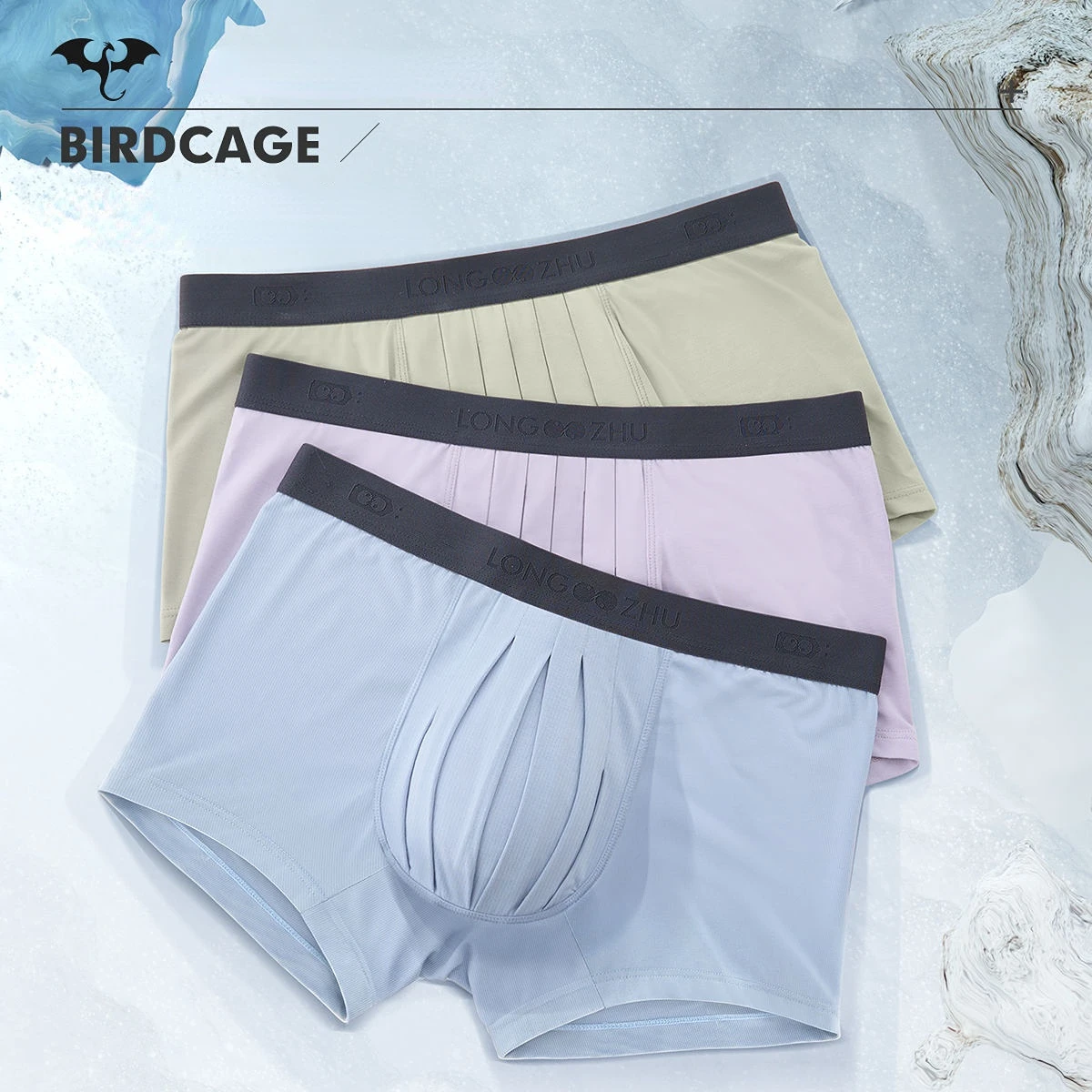 Man Bulge Penis Pouch Underwear Sexy Big Dick Boxers Foldable U-Convex Lingerie Modal Soft Gay Panties Low Waist Enhance Shorts