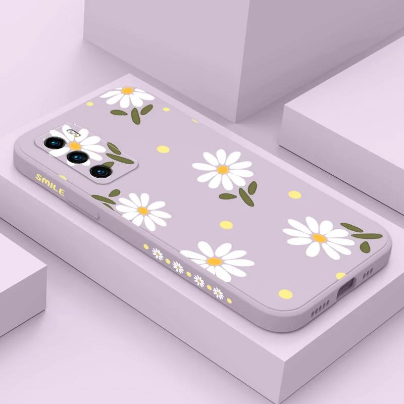 

Chrysanthemum Phone Case For Huawei P50 P40 P30 P20 Mate 40 30 20 Pro Plus Lite Y7A Nova 5T P Smart 2021 2019 Cover