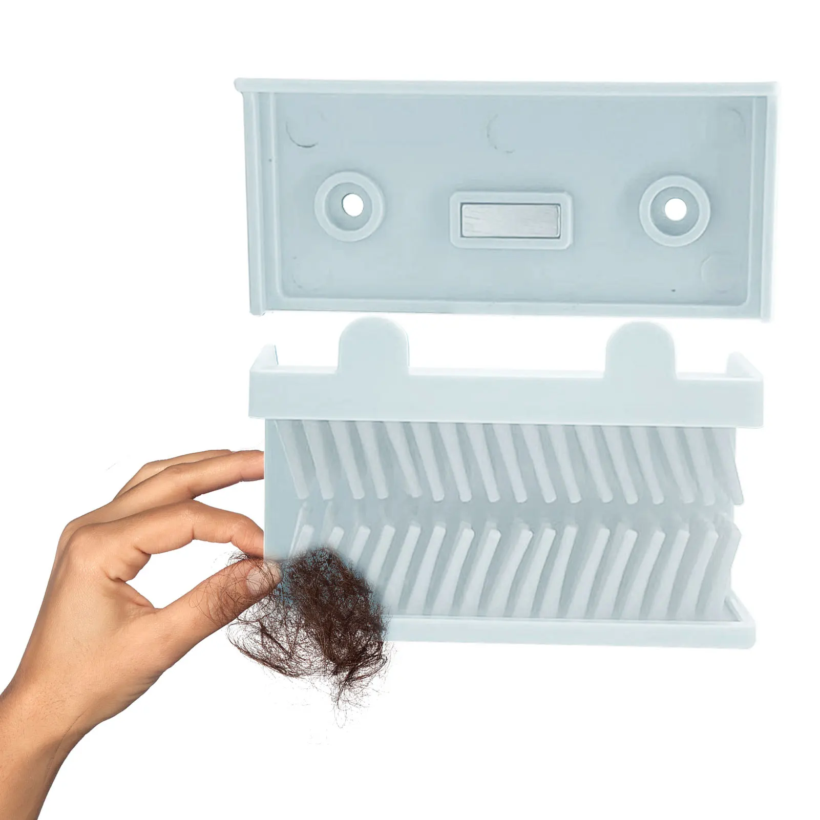 

Shower Hair Catcher Wall Silicone Shower Drain Hair Stopper Reusable Self-Adhesive Hair Collector For Bathroom Bathtub Bedroom