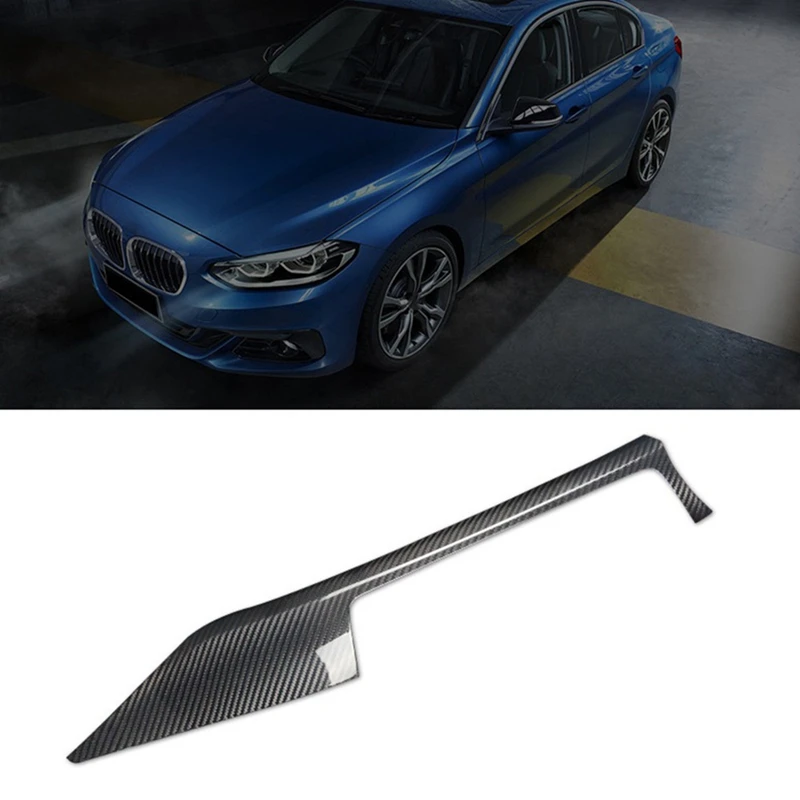 

Наклейки для крышки приборной панели автомобиля BMW 3 4 серии GT F30 F32 F34, украшение интерьера, рамка, отделка RHD, настоящее углеродное волокно