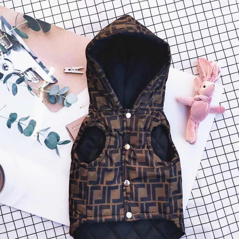 INS осенне-зимний жилет для домашних животных новый плюшевый мишка шнауцер