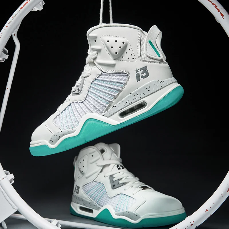 Basketball Shoes Men High Top Breathable Sneakers Men Outdoor Non-Slip Athletic Fashion Tennis Sport Shoes Male Zapatillas