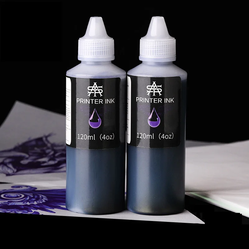 1Bottle Tattoo Stencil Printer Ink Tracing Paper Inkjet Transfer Ink Without Transfer Machine Tattoo Accessories Art Painting