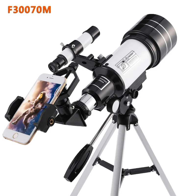 

F30070M Astronomical Telescope with Finderscope Children's Professional Moon Observation High power HD Outdoor Eyeglasses