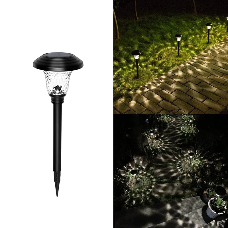 

Solar Garden Lights Waterproof Stainless Steel Pathway Light Outdoor LED Landscape Decor Lighting For Lawn/Patio/Yard