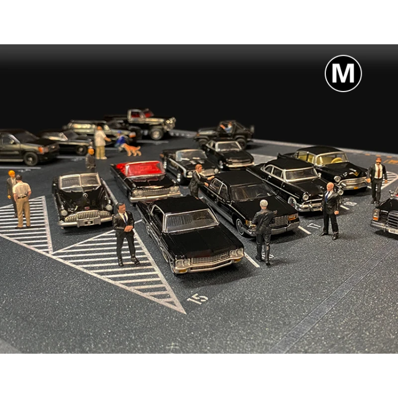 Автомобильный коврик в масштабе 1:64 для улицы полицейский участок Нью-Йорка