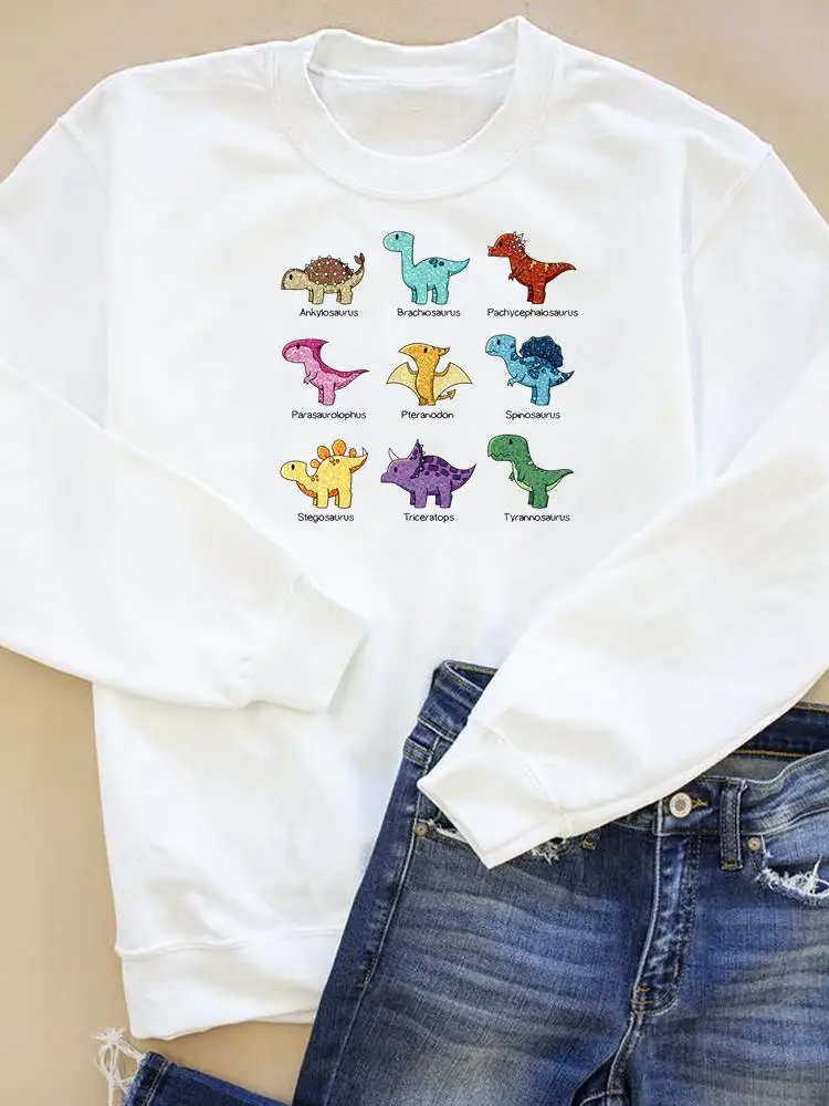 

Cartoon Animal Trend Cute Clothing Women Clothes Pullovers Autumn Spring Casual Print Fashion Wear Graphic Sweatshirts