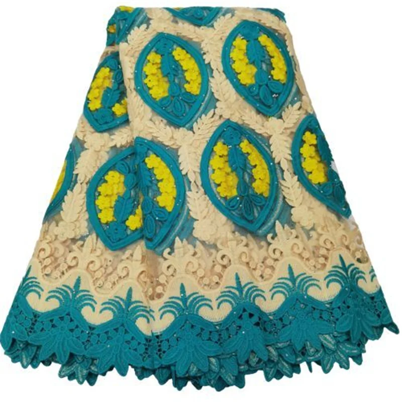 

2022 зеленая африканская кружевная ткань, Высококачественная швейцарская вуаль, кружевная ткань для вечерних платьев, Нигерия, кружевная тка...