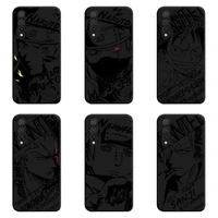 japan anime naruto one piece luffy kakashi phone case for huawei nova 6se 7 7pro 7se honor 7a 8a 7c 9c play