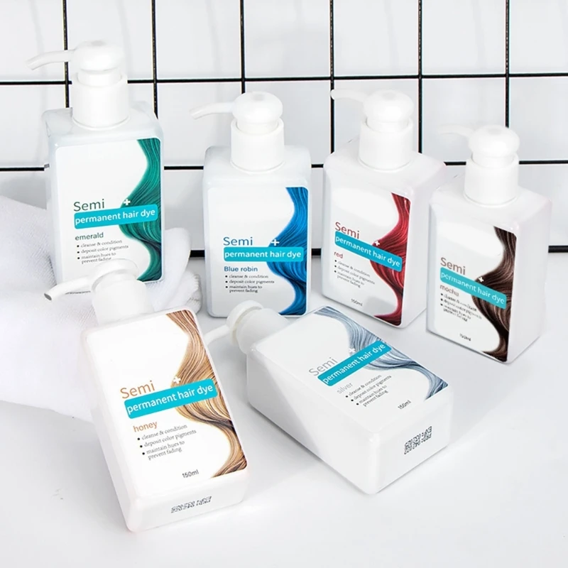 Полуперманентная краска для волос оттенок крем-краска уход за волосами