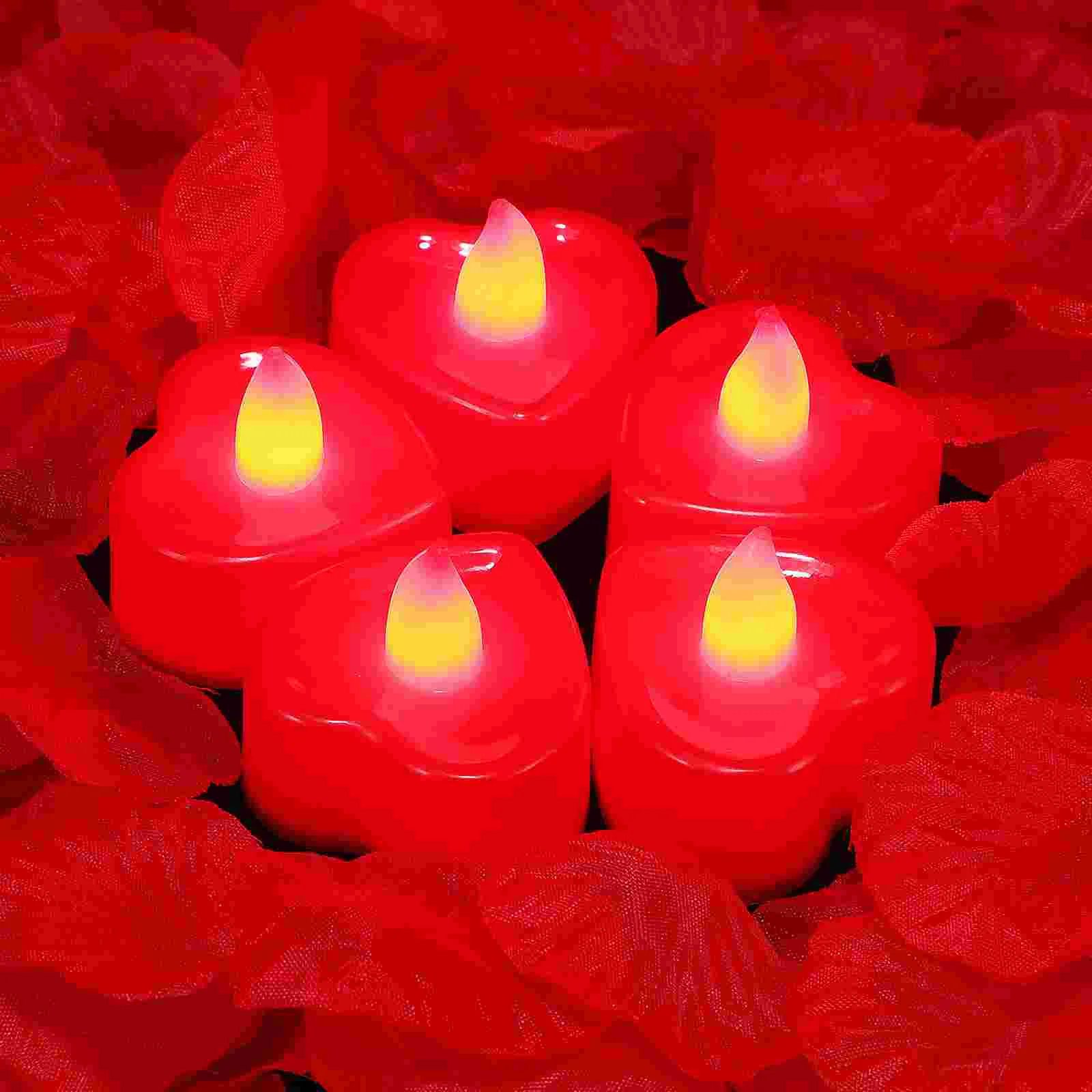 Лепестки роз для спальни красные свечи праздничные товары любви украшения из ПВХ