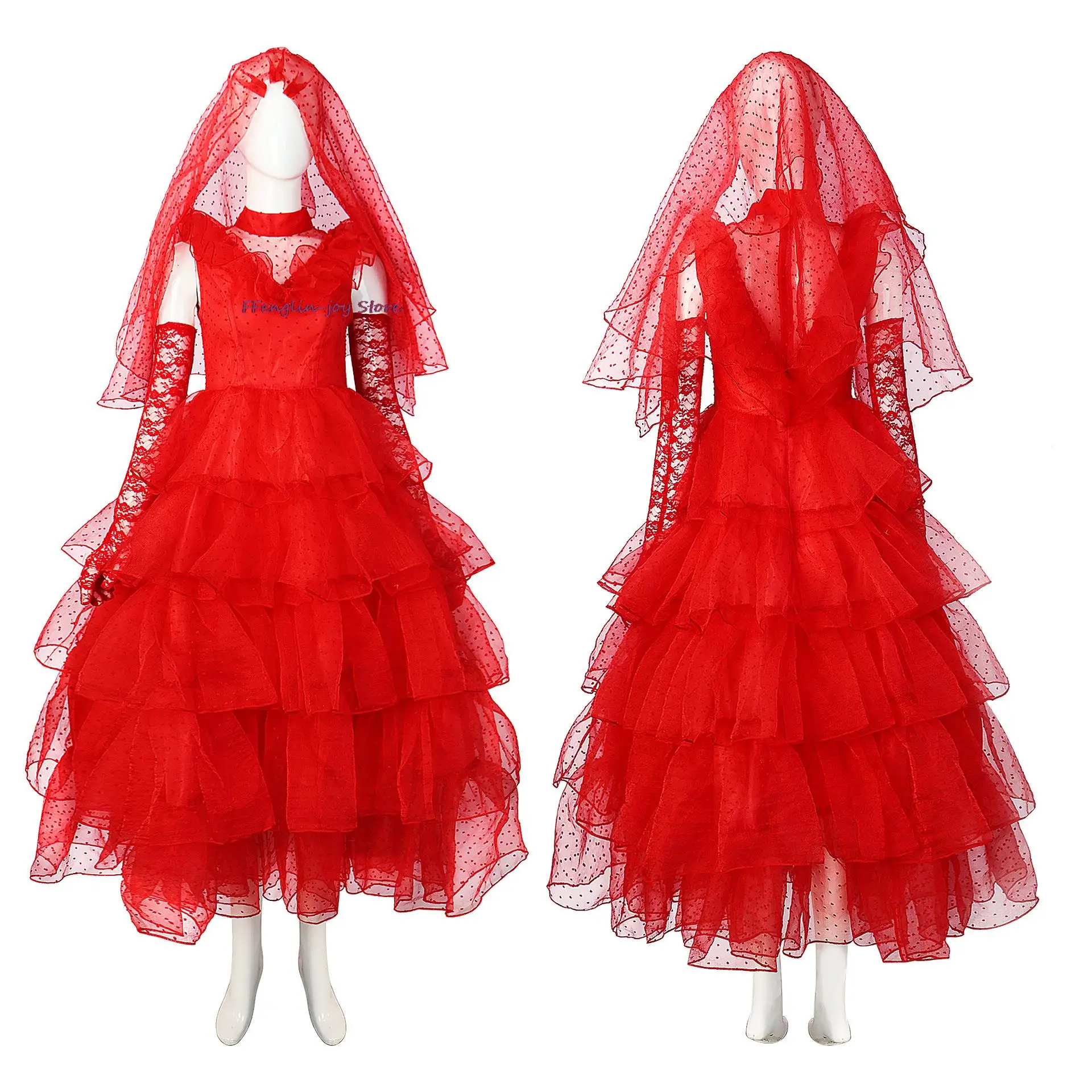 

Lydia косплей аниме костюм жука красная Униформа свадебное платье женский костюм
