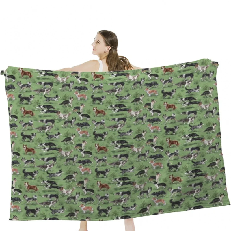 

Одеяло The Border Collie в виде самолета, мягкое теплое покрывало