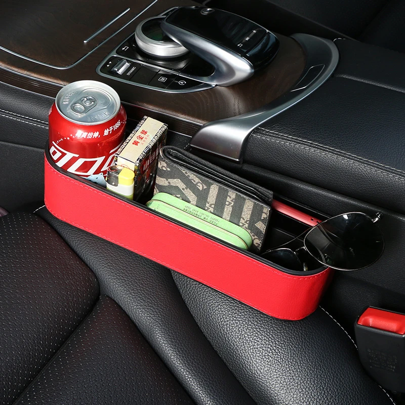 

Crevice Storage Bag Multifunctional Waterproof Car Seat Slot Storage Box Universal Pu Leather Storage Bag Storage Box
