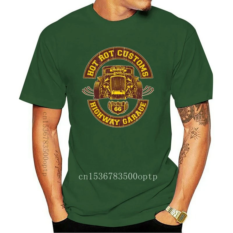 Mens clothing Camisa- Hot Rod Garage - Camiseta Ee.Uu. Muscle Car V8 Big Block Schrauber S-Xxl Present Casual Tee Shirt |