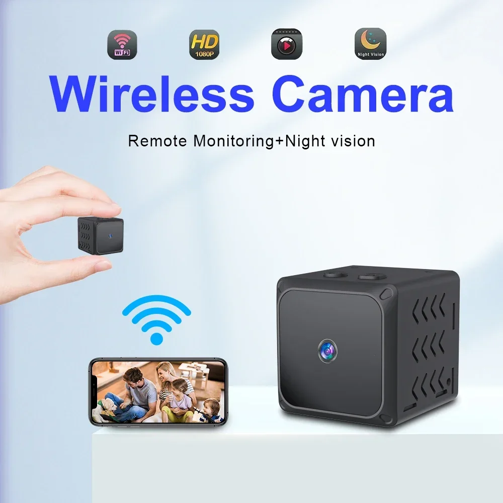 

Mini Camera Espion HD1080P Night Vision Webcam Motion Detection Camcorder DVR DV Video Recorder Cam Wireless Wifi Cameras WD15A