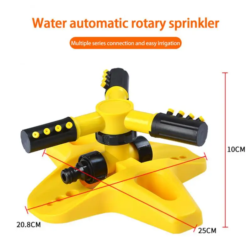 

Garden Lawn Sprinkler Automatic 360 Degree Rotating Large Area Coverage Water Sprinkler For Yard Lawn Water Gun Water Sprayers