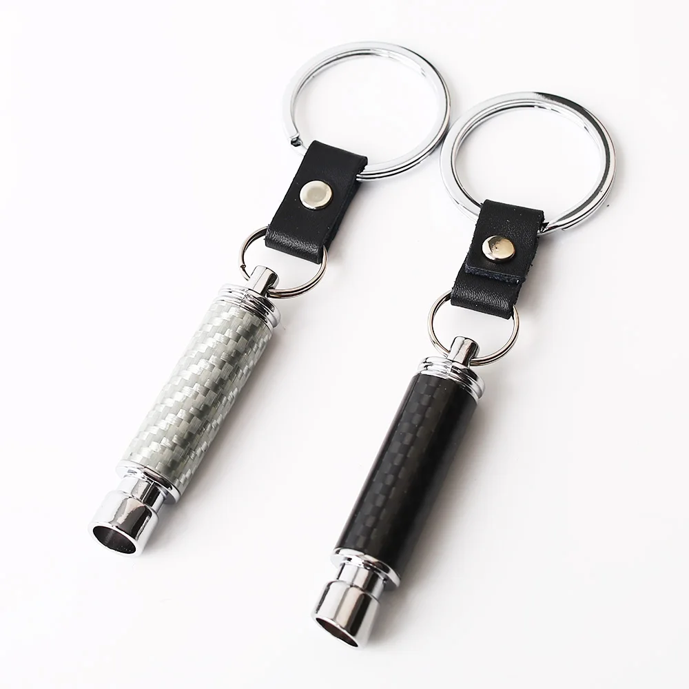 Tuningkeychain брелок из углеродного волокна в форме выхлопной трубы мини брелок для ключей