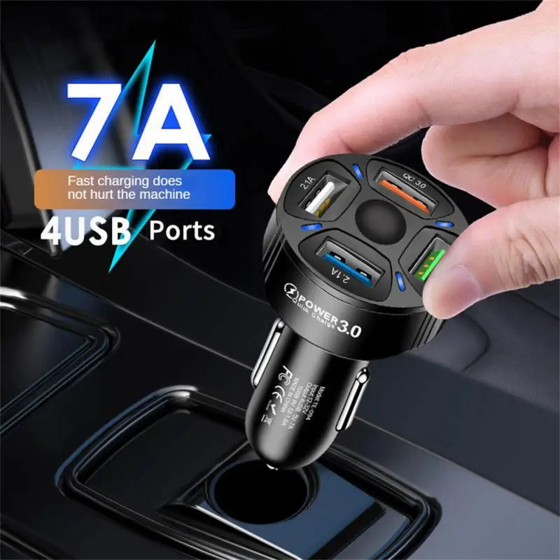 

Автомобильное зарядное устройство с 4 USB-портами, 35 Вт, 7 А