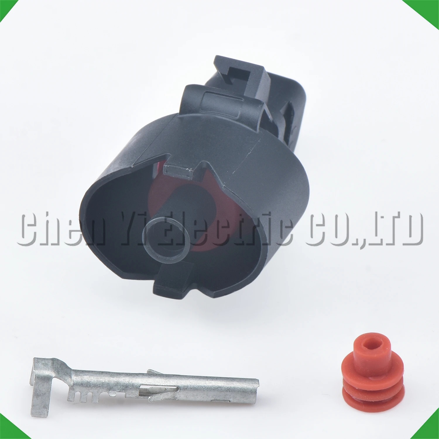 

1 штырьковый женский автомобильный водонепроницаемый автомобильный разъем, штекер датчика удара с уплотнением штифта 13510096