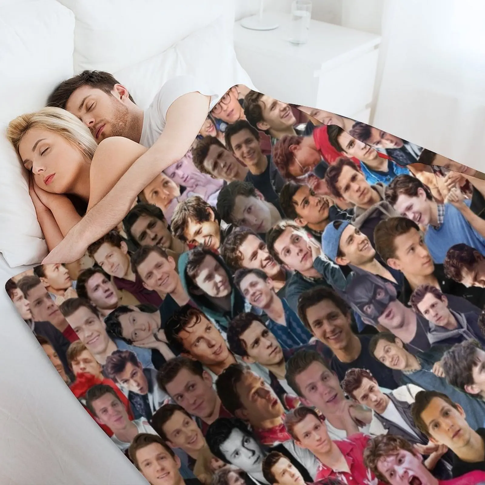 Одеяло для колледжа Tom Holland диваны кемпинга одеяла из фланелевой ткани