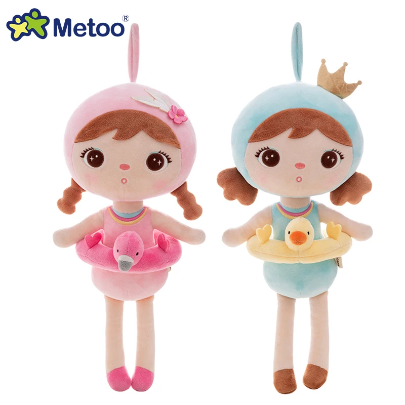 Новая кукла Metoo Jibao в плавательном кольце единорог утка фламинго альпака плюшевые