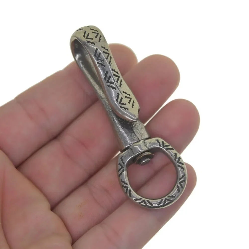 Твердый ретро латунный медный белый поворотный японский U-образный рыболовный