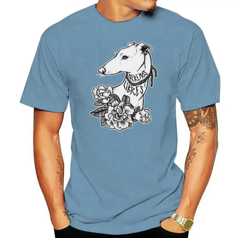 

100% Cotton O-neck Custom Printed Tshirt Men T shirt Seremos Libres - Greyhound Women T-Shirt