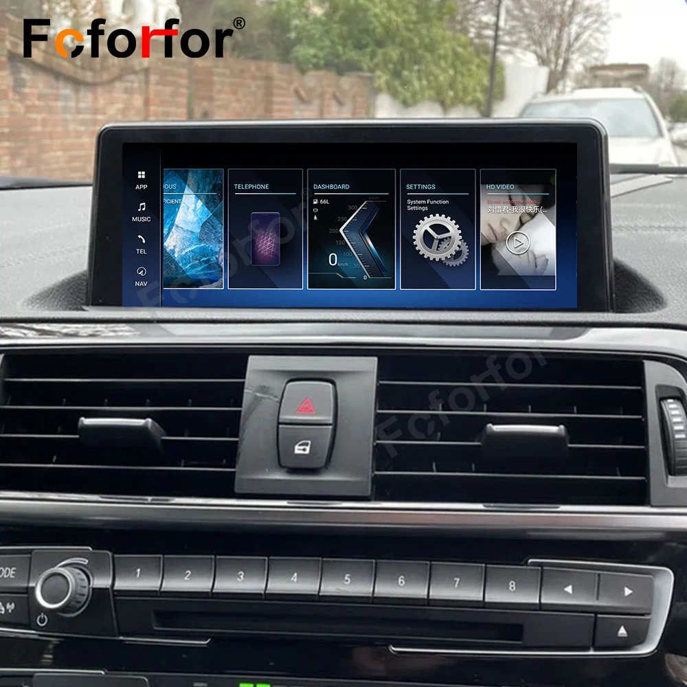 Автомобильный радиоприемник 8 дюйма для BMW 2 серии F22 F45 2013-2019 NBT EVO Android 13 с 4G LTE CarPlay