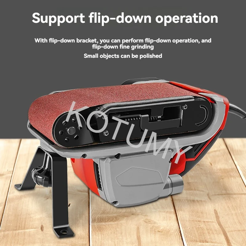 Ленточная шлифовальная машинка портативная мини-шлифовальная для