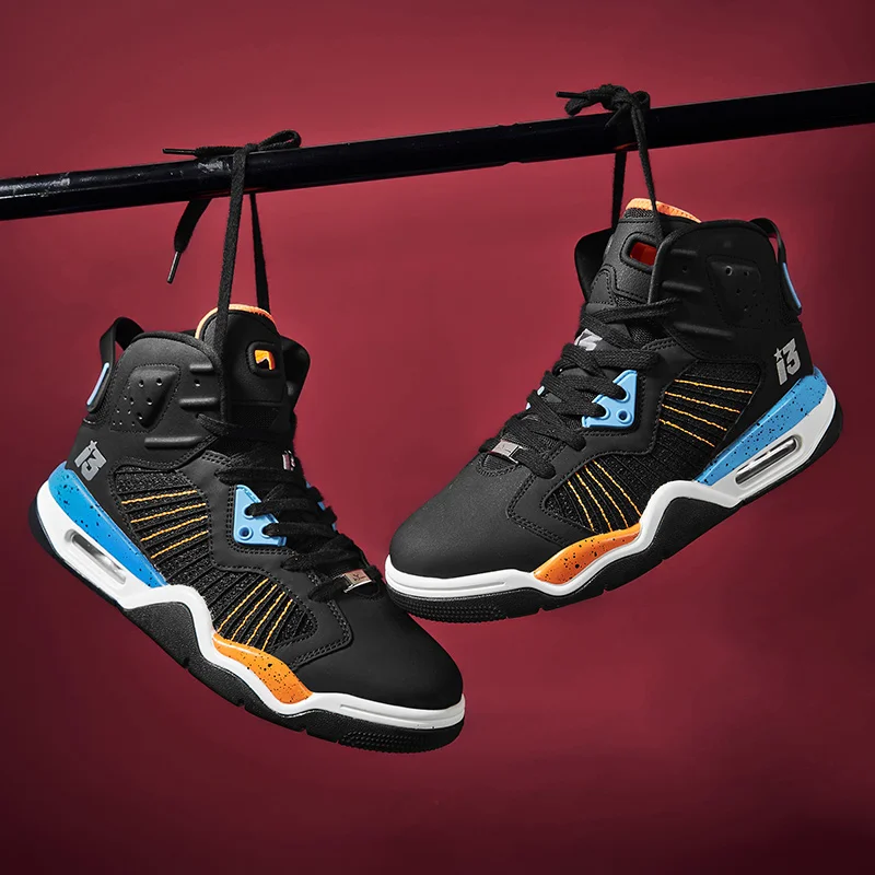 Basketball Shoes Men High Top Breathable Sneakers Men Outdoor Non-Slip Athletic Fashion Tennis Sport Shoes Male Zapatillas