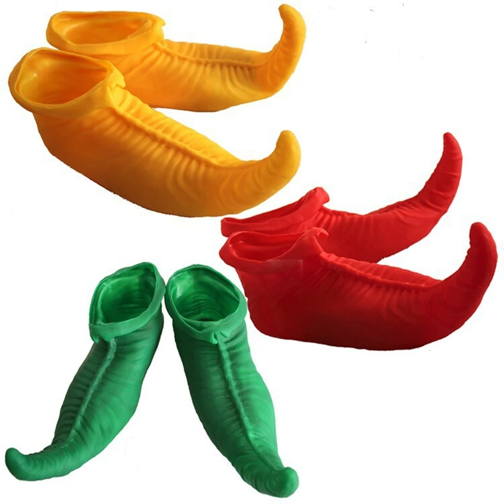 

Halloween show ball shoes clown accessories shoes pointed rubber