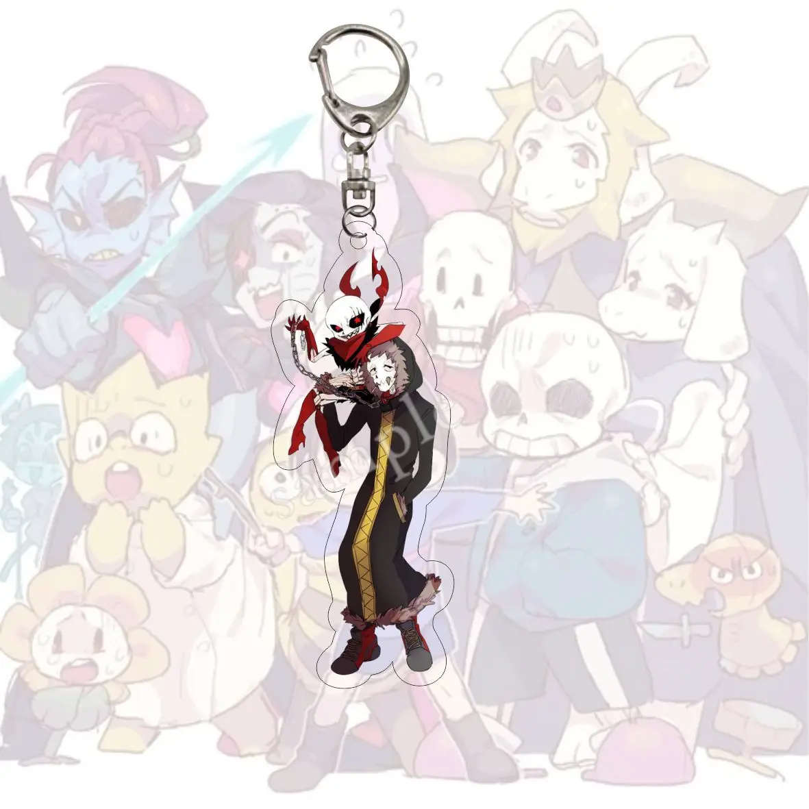 Брелок для ключей из игры Undertale Frisk Sans аксессуары косплея брелок с подвеской