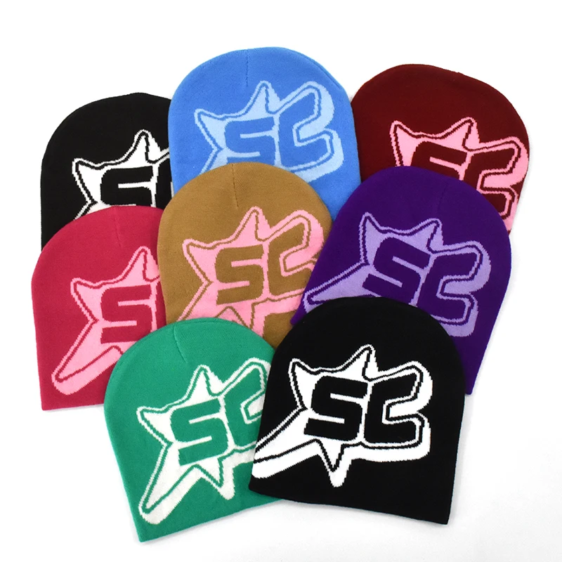 Новинка шерстяная шапка Y2K для женщин и мужчин зимняя осенняя теплая стандартная