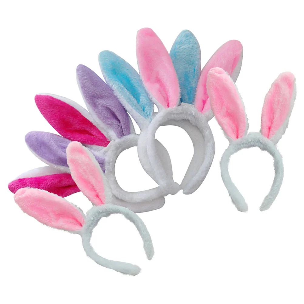 

6 Pcs Glasses Bulk Toys For Kids Kids Hairband Rabbit Plush Hairy