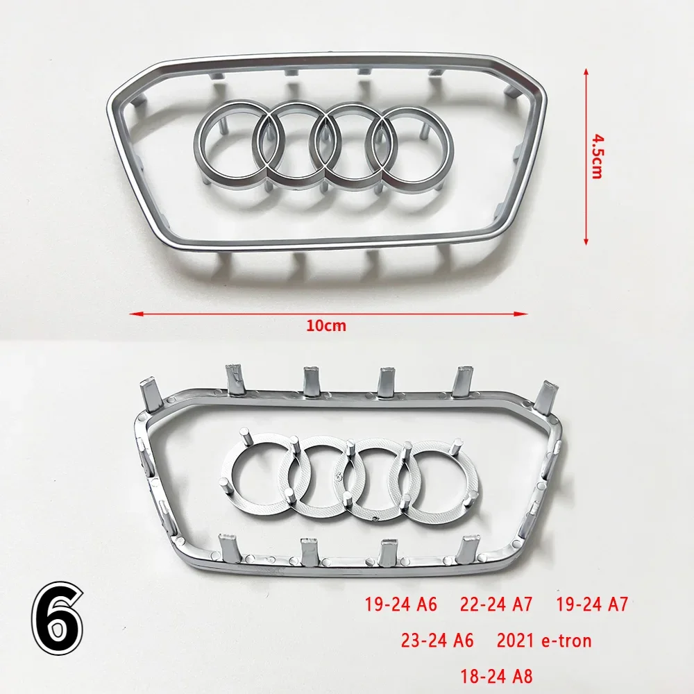 

Для Audi A3 A4 B8 8P B9 8V A5 A6 C7 A7 Q3 Q5 Q7 Автомобильное рулевое колесо с логотипом яркая рамка полоса гальванизированная Автомобильная наклейка с логотипом
