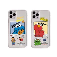 sesame street cookie case for iphone 11 12 13 pro x xr xs max 8 7 plus funny ultra thin slim fit soft silicone cover coque cases