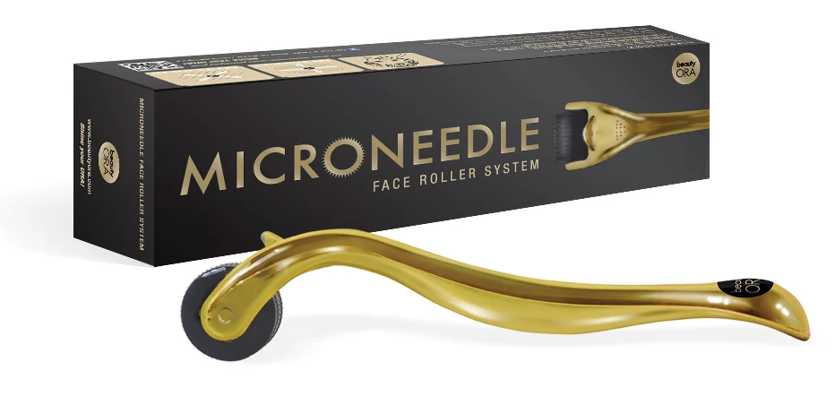 

New Gold Deluxe Microneedle Derma Roller System 0,25 мм золотистый/черный