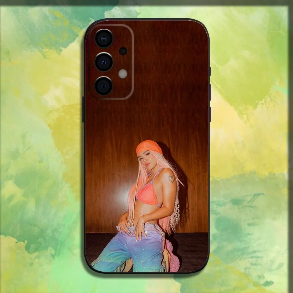 Чехол для телефона Singer K-Karol g Samsung Galaxy A13 A21s A22 A31 A32 A52 A53 A71 A80 A91 Soft Black Cover