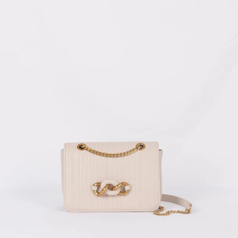 2023 Brand Design Striped Thread Women's Shoulder Bag Simple Pu Leather Small Flap Bag Chain Crossbody Bag Female Messenger Bag