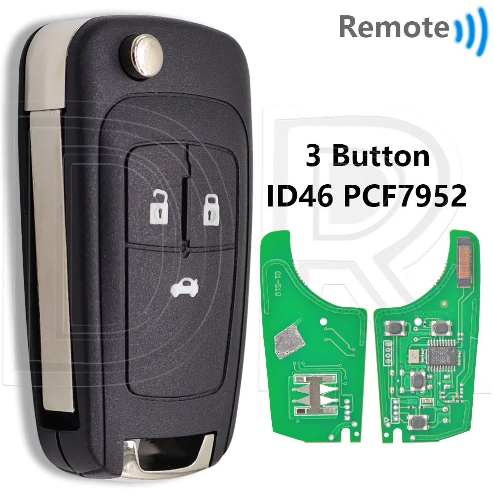 

Отличный ID46 PCF7937/PCF7952 315/433 МГц полуумный раскладной автомобильный дистанционный ключ для Chevrolet Spark Sail Malibu Cruze orlando Equinox Aveo
