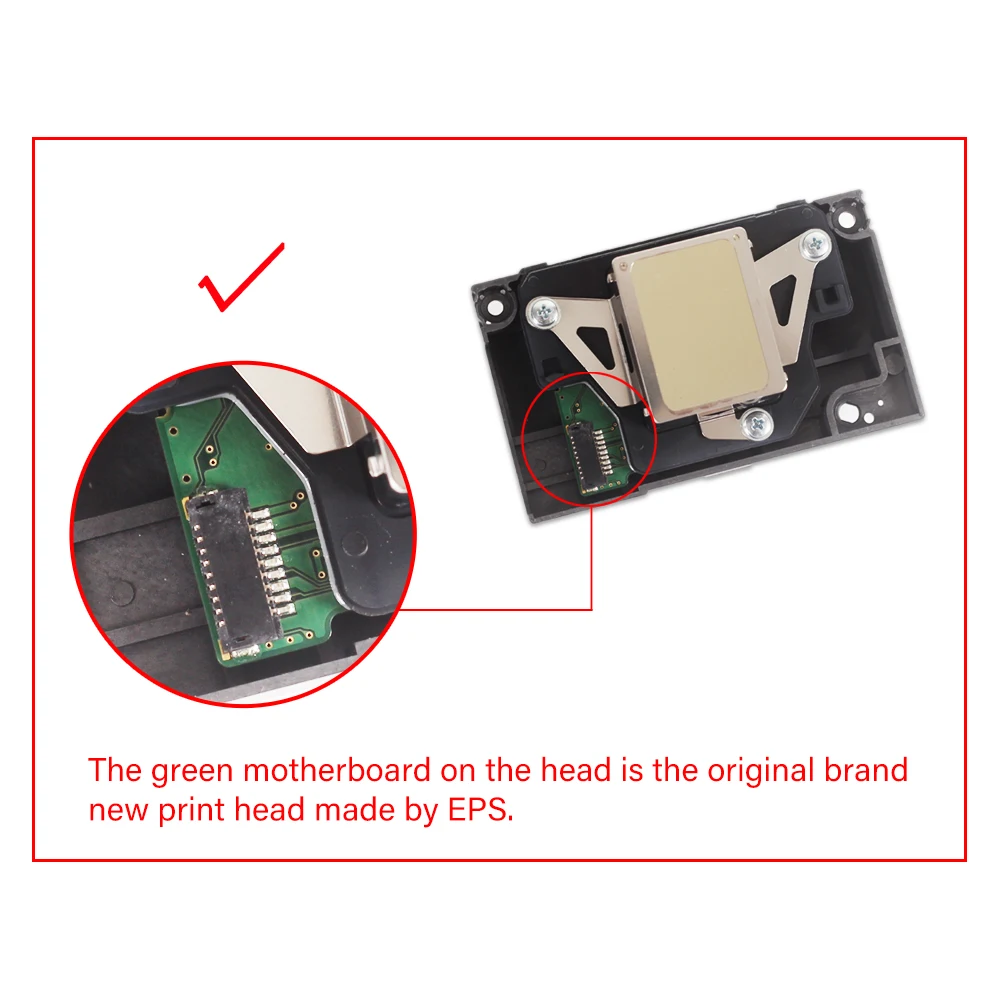 Фото 100% новая оригинальная печатающая головка для принтеров Epson L1800 A3 UV DTF DTG, модель R1390 1400, новая зеленая версия, печатающая головка для DTF-печати. №2