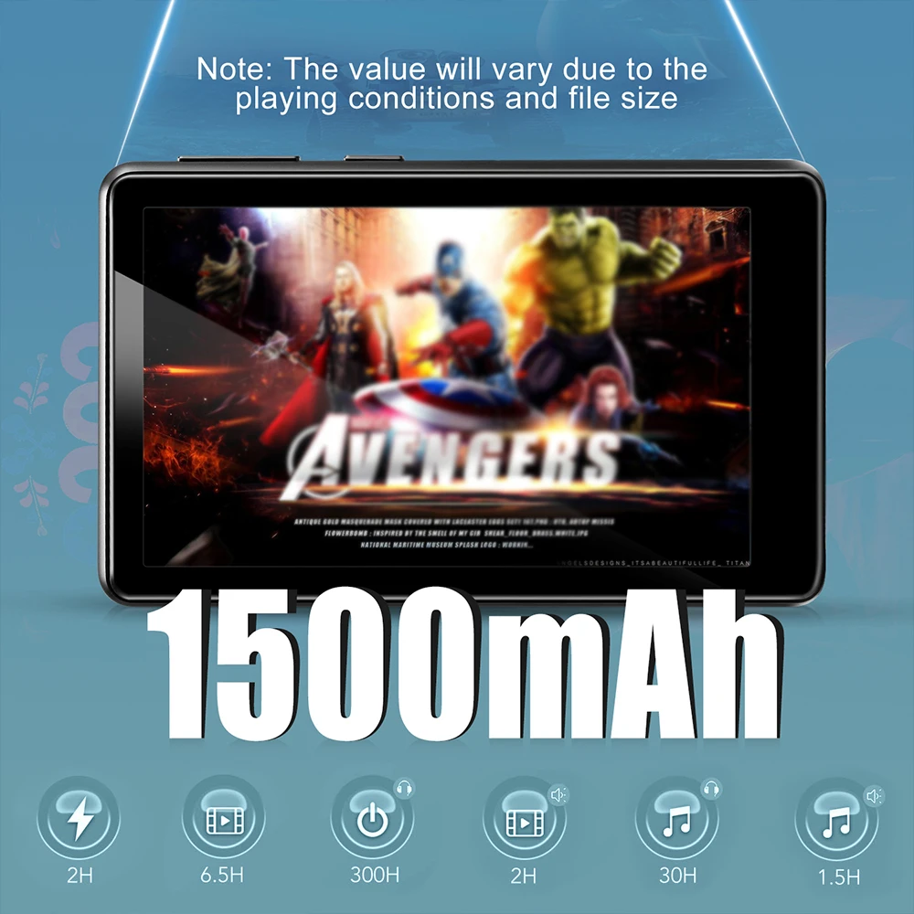 Портативный WiFi Bluetooth MP4 MP3 плеер 4 0 дюйма полный сенсорный экран HiFi звук Mp3