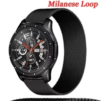 magnetic loop strap for samsung galaxy watch 3 45mm 41mmactive 2 46mm42mm gear s3 bracelet huawei gt22e 20mm22mm watch band